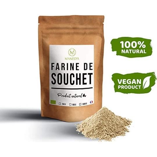 Farine de souchet, un véritable régal papillaire, légère, tendre et au léger goût de noisette, sachet de 500g