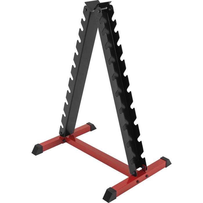 Rack de rangement pour série d´haltères chromés