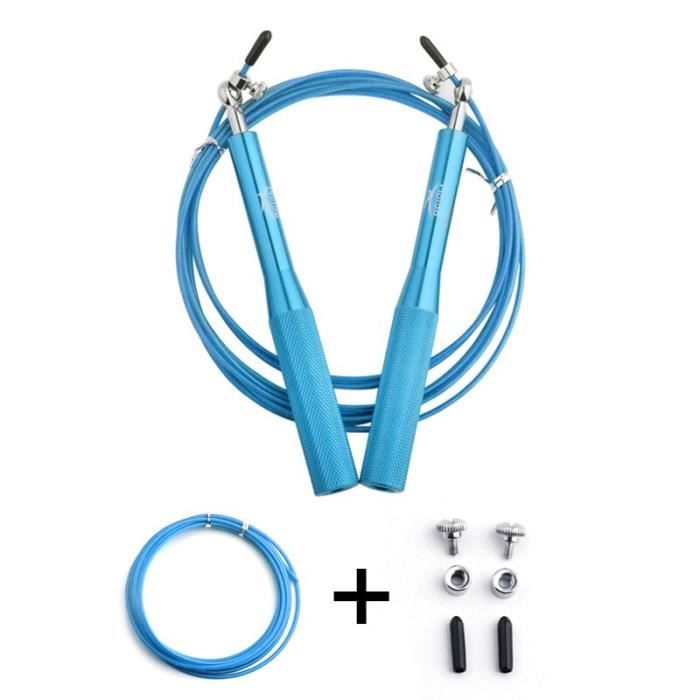 Accessoires Fitness - Musculation,Crossfit corde à sauter professionnelle pour corde à sauter MMA vitesse de roulement - Type Bleu