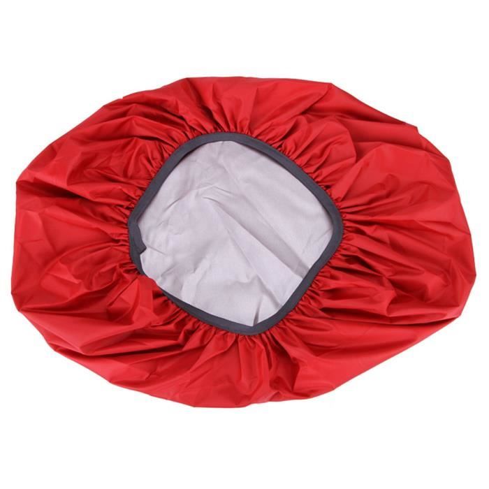 Sac Housse De Pluie 35-70L Protable Étanche Anti-larme Anti-UV Anti-UV Couverture De Sac À Dos pour Camping rouge 35 litres (s)
