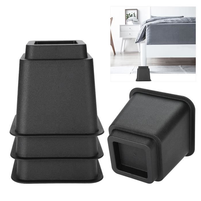 4pcs Rehausseur Pieds de lit Réhausseur de meuble Lit - Table Set Rehausseur meuble ELEVATEUR 5- -non toxique HB041 HB020 -RAI