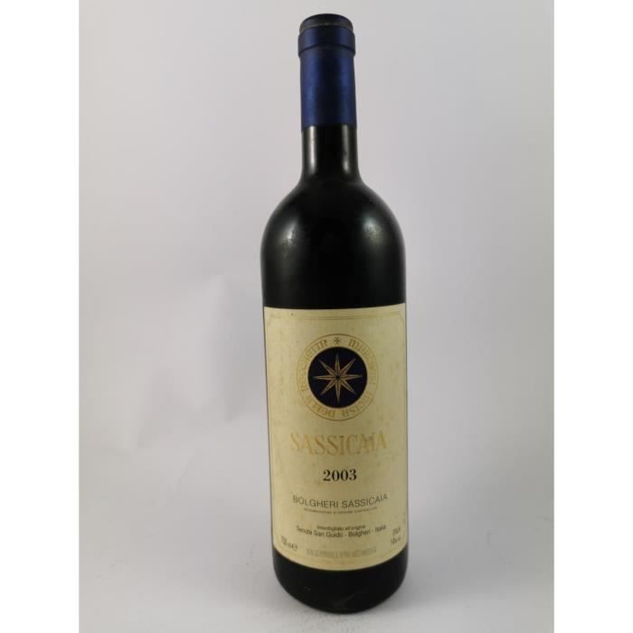 Tenuta San Guido - Sassicaia - Famille Incisa della Rochetta 2003, Bolgheri, Rouge, 75 cl.