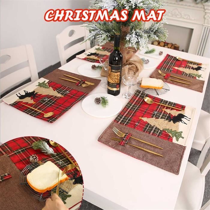 Objet Decoratif Set De Table Noël Multicolor 12