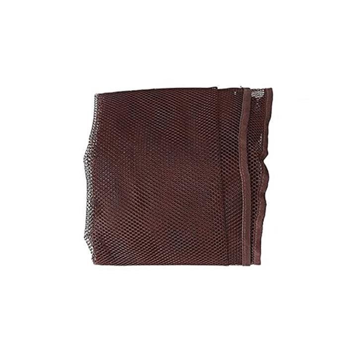 DAMILY® Filet de sécurité pour escaliers filet de protection d'escalier extra-épais de 3 m filet de sécurité anti-chute-marron