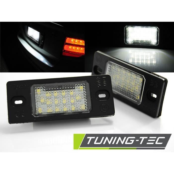 Paire de feux de plaque VW Tiguan, Touareg, Porsche Cayenne, led (W06)