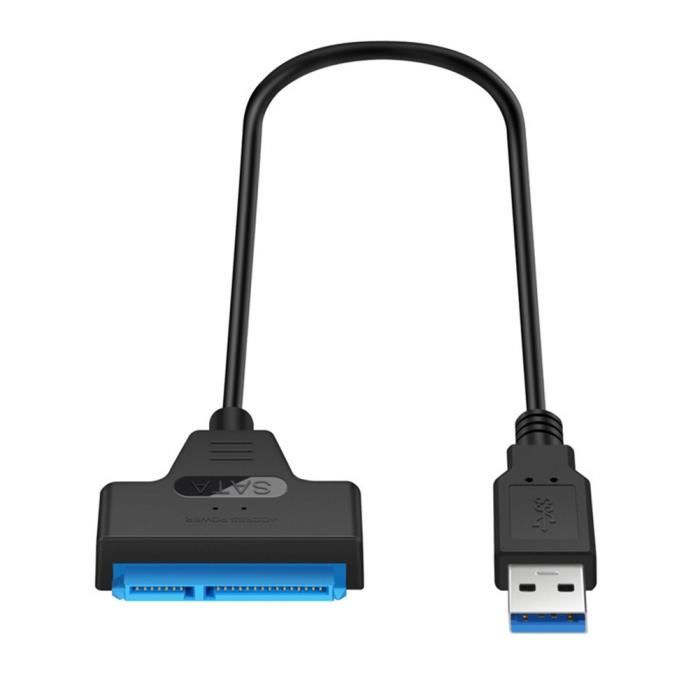 Adaptateur USB 3.0 vers disques durs SSD SATA 2,5\