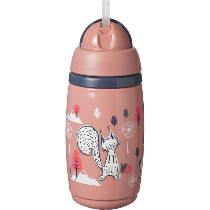 Tommee Tippee - Tasse isotherme à paille - 12 mois et plus - 266ml - Rouge