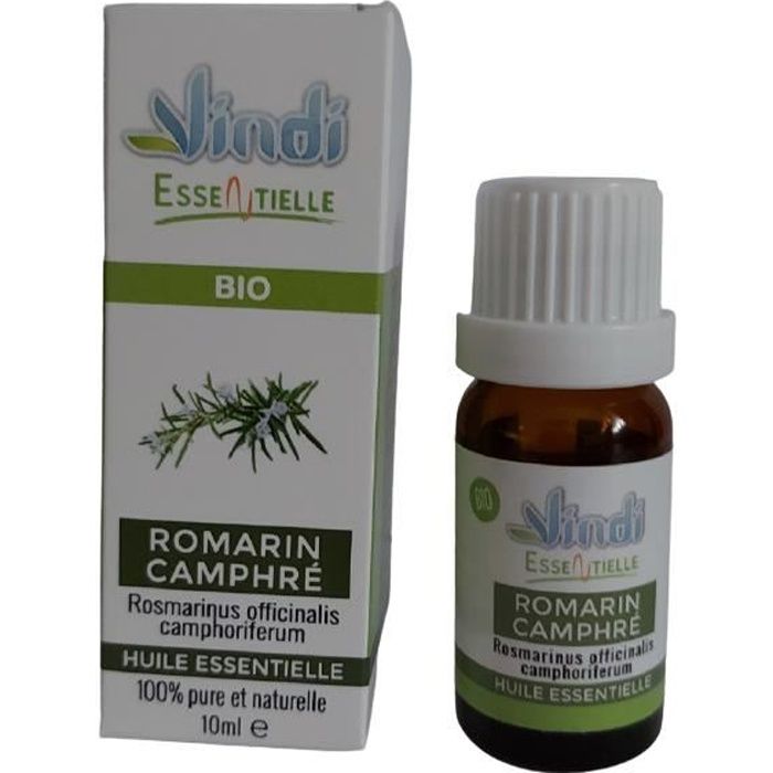 Vindi essentielle - huile essentielle de Romarin Camphré - Rosmarinus officinalis camphoriferum BIO