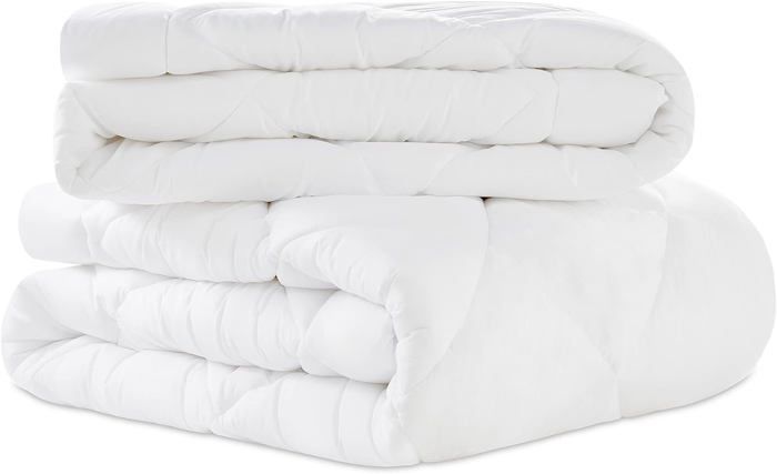 Couette 4 Saisons 260x240cm 3 En 1 - 150g/m² + 300g/m² = 450g/m² - WAVVE Microfibre Boutons Pression