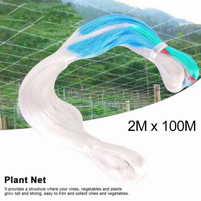 Filet Pour Plantes Grimpantes 1,2x30m - Treillis Jardin Pour Tomates, Concombres & Légumes