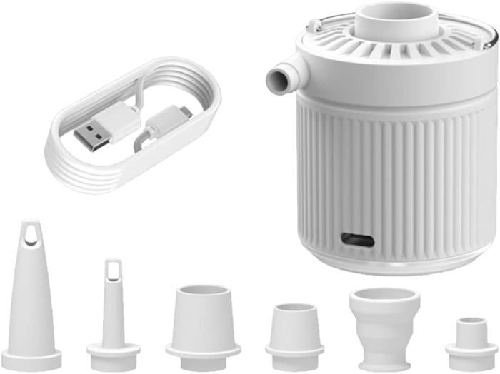 Pompe à air Rechargeable pour gonfler Les Matelas, Les Anneaux de Pompe à air Rechargeable pour gonfler Les Matelas, Les Anneaux de