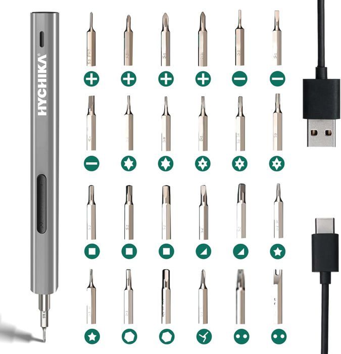 Kit Tournevis De Précision 24 Embouts Magnétiques – Neuf Avec Boîte