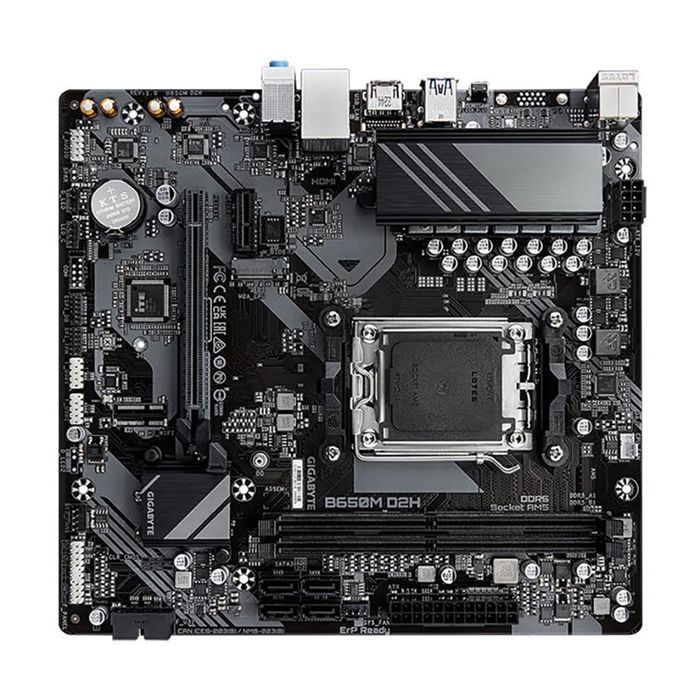 Carte mère GIGABYTE B650M D2H AMD B650 Socket AM5 2xDDR5 SDRAM 96GB Micro ATX - Gigabyte