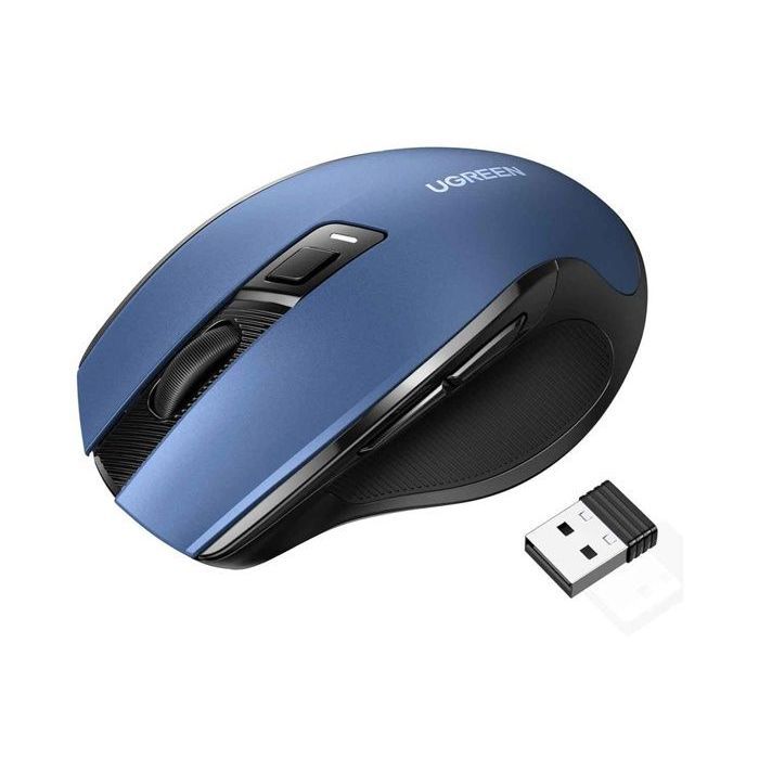 UGREEN sans Fil Ergonomique Silencieuse 2 4GHz 4000 DPI Optique Réglable avec Récepteur USB Ordinateur Autonomie de Pile Prolongée Compatible avec Mac PC Portable Tablette - vue 2
