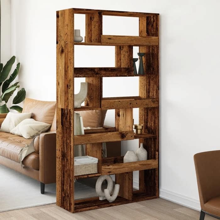 vidaXL Cloison de séparation vieux bois bois dingénierie 3309508