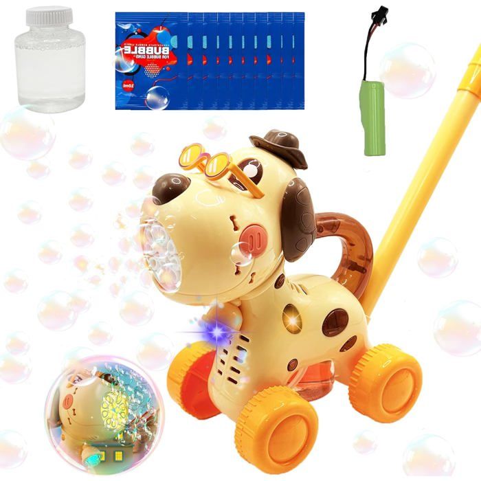 Lot De 2 Bâtons à Bulles à Cordon Bipolaire + 6 Outils à Bulles, Jouets D'extérieur Pour Enfants, Fêtes Et Plage, 54 Cm, Couleurs Jaune Et Violet