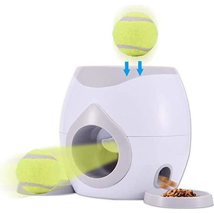 Jouet pour animal de compagnie - Blanc - Jouet éducatif interactif - Taille moyenne - Plastique - Intérieur-keeper