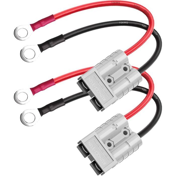 Create Idea – Câble Parallèle XT90 1 Femelle Vers 2 Mâles – 12AWG – Pour Batteries LiPo RC – Lot De 2