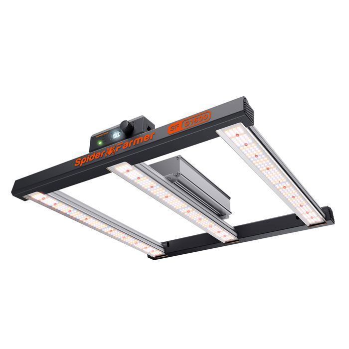 Lampe de croissance Spider Farmer G1500 à intensité variable pour culture de plantes dintérieur