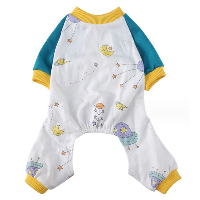 Comparer les prix de Pyjama pour petit chien combinaison douce et confortable pour chiot et chat (bleu lac)