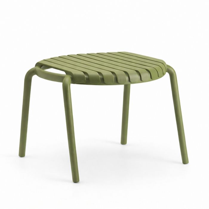 Table basse et repose-pieds de jardin Sauge 50x50x40 cm