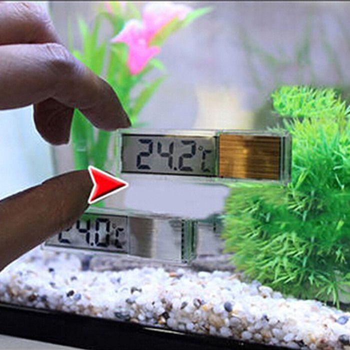 Thermomètre daquarium avec écran LCD 3D et affichage numérique de la température. ASPIRATEUR A MAIN