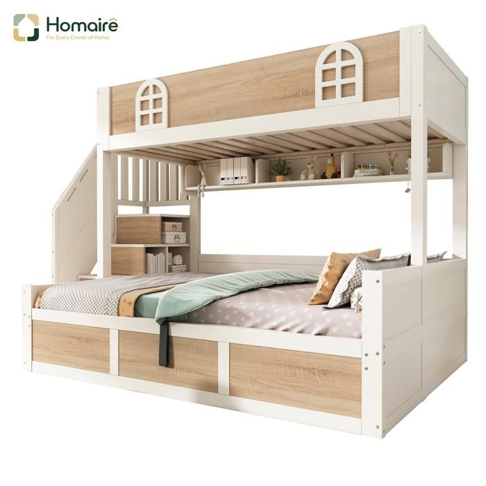 Cadre de lit en plastique multicolore avec rangement 253 x 145 x 155 cm HOMAIRE