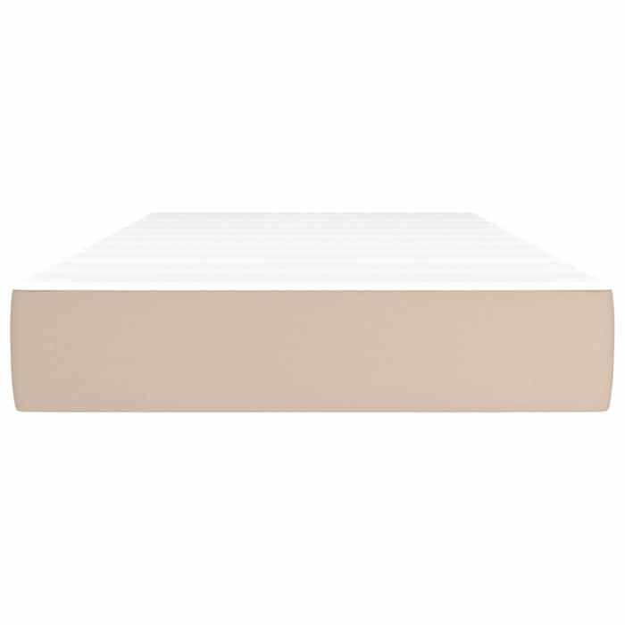 Matelas à ressorts ensachés pour enfants fermeté moyenne 80x160 cm similicuir Pour chambre（47377)