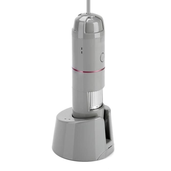 Akozon Caméra pour cuir chevelu 5-200X USB OTG Détecteur De Cuir Chevelu Cheveux Microscope Numérique Analyseur De Peau 200MP