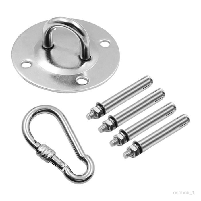 Kit De Suspension Pour Hamac En Acier Inoxydable 304 - Capacité 1000 Lbs (453 Kg) - Rotation 360° - Yimer