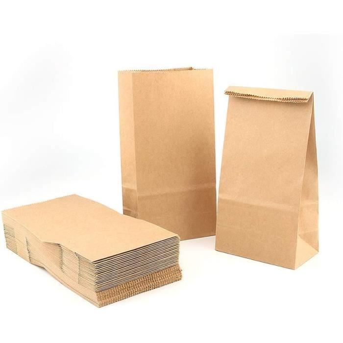 Sachet Papier kraft, Sac Kraft Petit Format, Pochette Kraft, Sachet Kraft Alimentaire, S