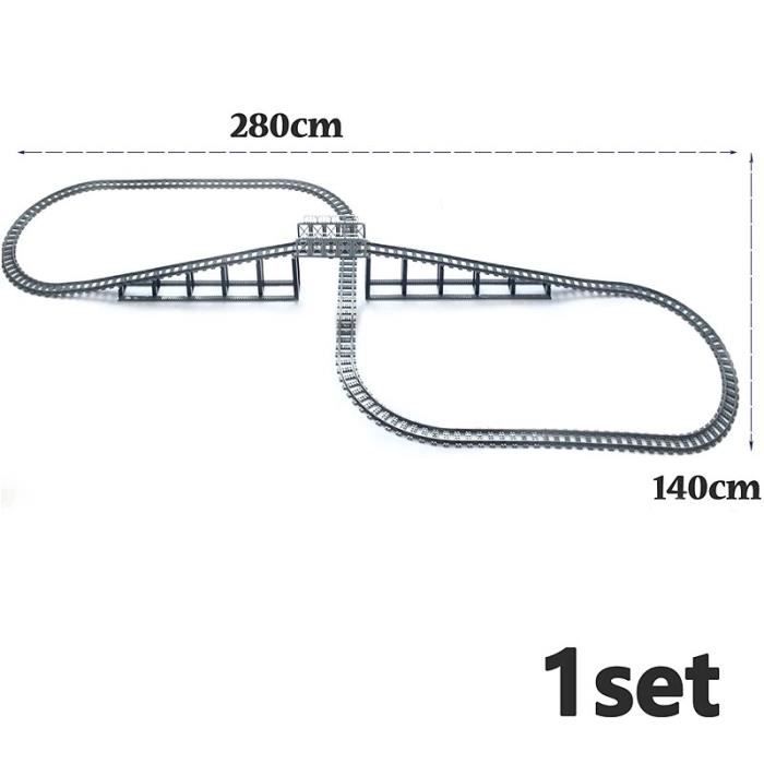 Rails flexibles City Rail pour ensembles de blocs de construction de train Lego Kit DIY - 20 ensembles ! - - The Drift Art Co