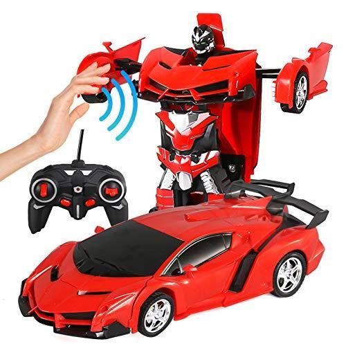 Voiture Télécommandée Transformers Voiture De Sport Modifié Robot Modèle  Déformation jouet Cadeaux pour Garçons -Jaune - Cdiscount Jeux - Jouets