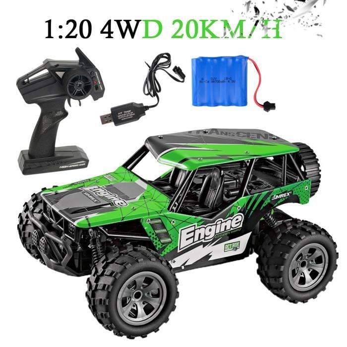 Piece Detachee Drone 1 20 Echelle Rc Voiture 4d Hors Route Vehicule 2 4g 20 Km H Radio Telecommande Voiture Vert Achat Vente Voiture Electrique Enfant Cdiscount