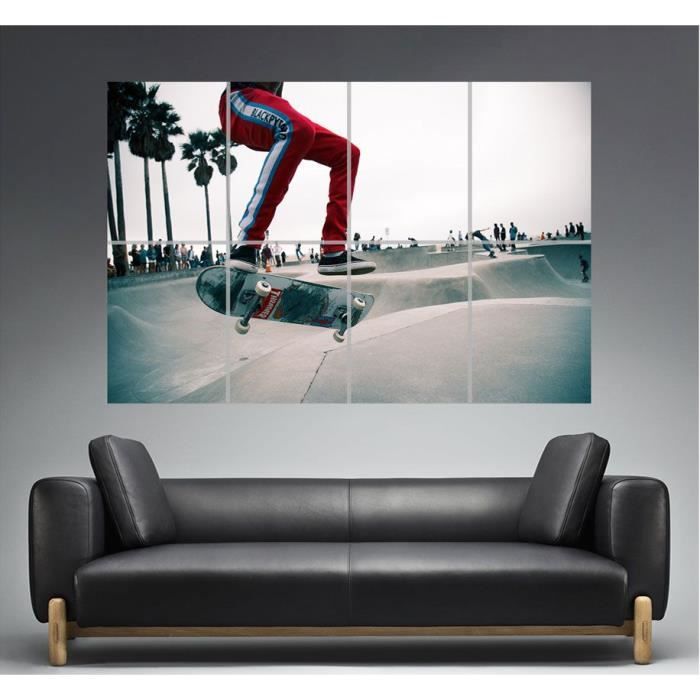 skateboard trick poster skate parc poster format a0 achat vente affiche poster cdiscount