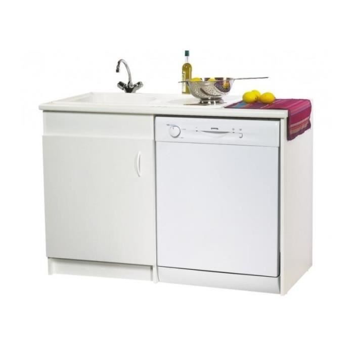 Meuble De Sous Evier Option Lave Vaisselle 120 X 60 Achat