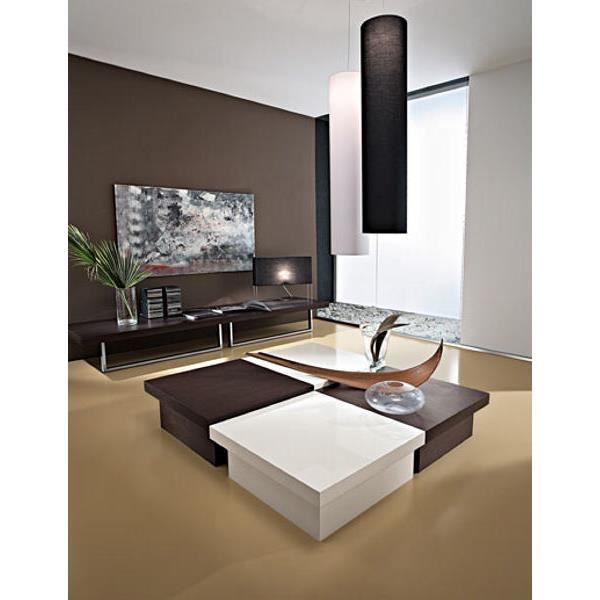 Table Basse Cube Rangements Moderne Antoine Meuble House