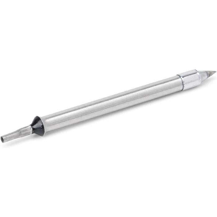 5 Pointes Fer à Souder Bestgle 0,4mm - Conico Pour Weller WESD51/WES51, Cuivre Plaqué Nickel