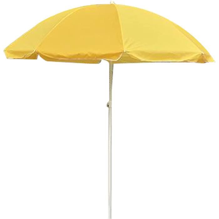 1.8m5.9ft Parasol Soleil Jaune, Parasol Extérieur, Parasol De Marché