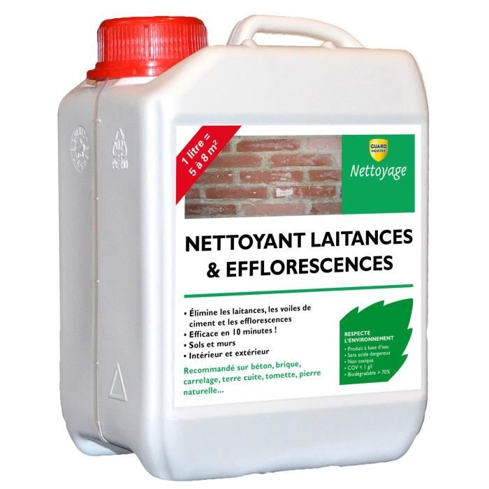 Nettoyant Laitances Et Efflorescences 2l Achat Vente Nettoyage
