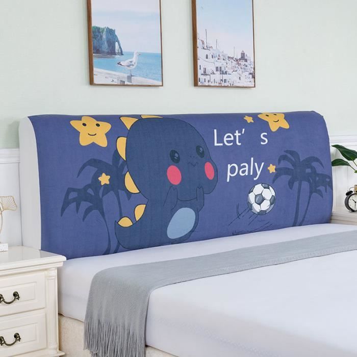 Housse De Tête De Lit Extensible APTBJKUiU - 180 Cm (convient 170-190 Cm) - Beige, Anti-poussière, Lavable