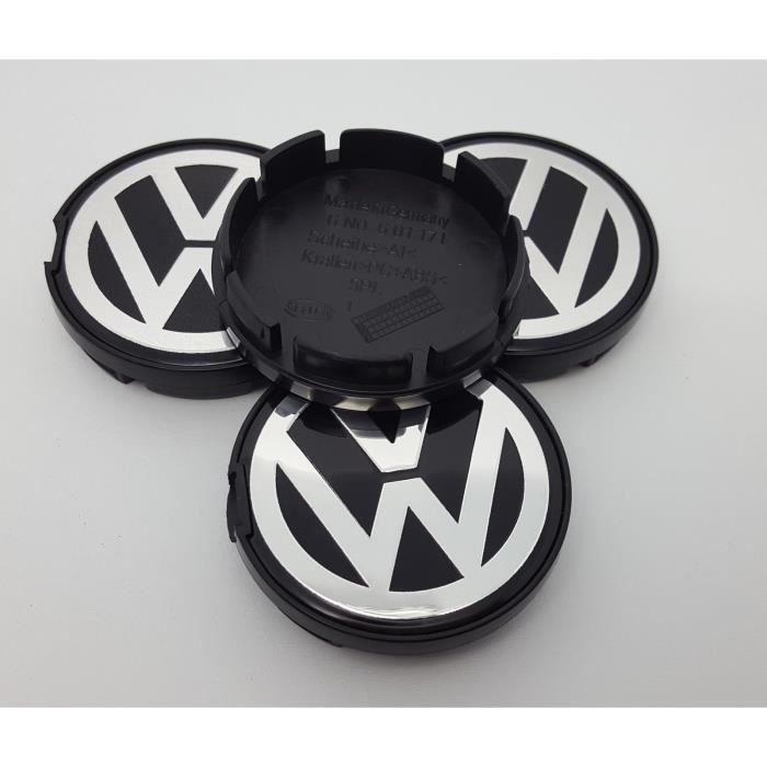 4 x 56mm VW Caches Moyeux Centre Roue Logo Emblème pour Golf4 MK4 Polo Jetta #6N0 601 171