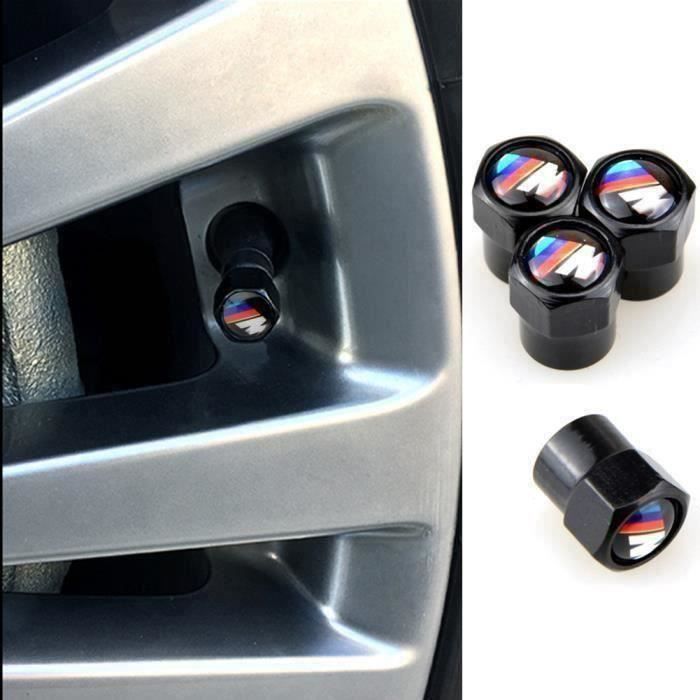 Bouchons De Valve Aluminium Avec Logo Renault - Lot De 4, Noir, Pour Voiture, Vélo, Moto, Style Et Protection