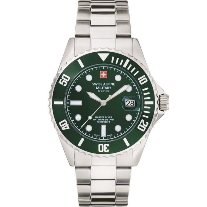 Montre - Swiss Alpine Military - SAM7053.1134 - Quartz - Acier inoxydable - Sport