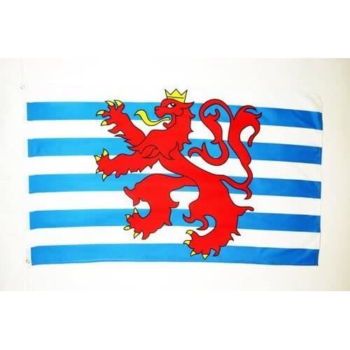 Drapeau/Bâton Luxembourg Lion Rouge / 3 Streifen - Fahne Luxemburg - Flag