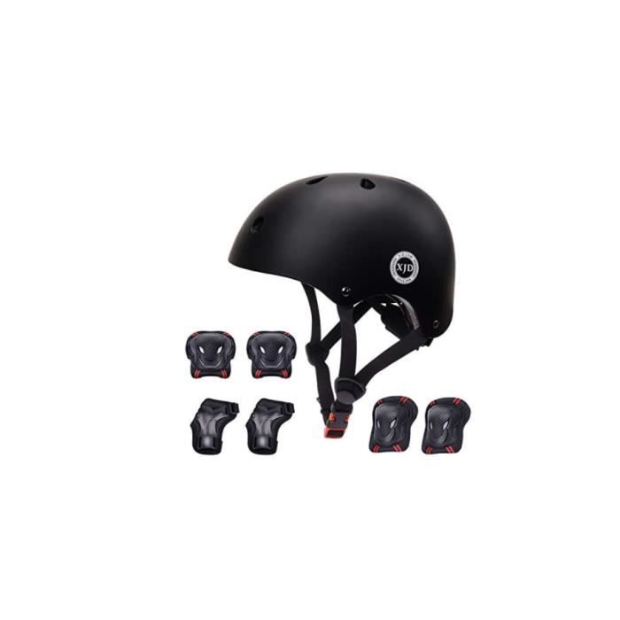 Casque Vélo Enfant Unicorn Castle 3-8 Ans + Kit Protection Genoux Coudes Poignets - Licorne