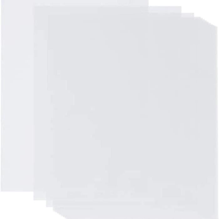 100 feuilles de papier vélin blanc transparent translucide 21 x 28 cm pour  impression esquisse calque scrapbooking dessin ani - Cdiscount Beaux-Arts  et Loisirs créatifs