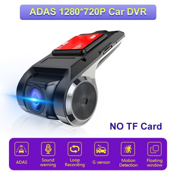 720P - Caméra Dvr Hd 1080p Pour Voiture, Dashcam, Adas, Lecteur Android, Dvd, Navigation, Fenêtre Flottante,