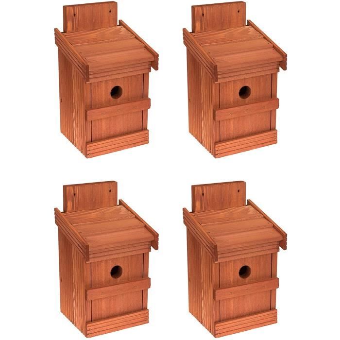 Pin bois de rose acajou Mangeoire à oiseaux en bois résistant aux intempéries - Mangeoire Pin bois de rose acajou Mangeoire à oiseaux en bois résistant aux intempéries - Mangeoire