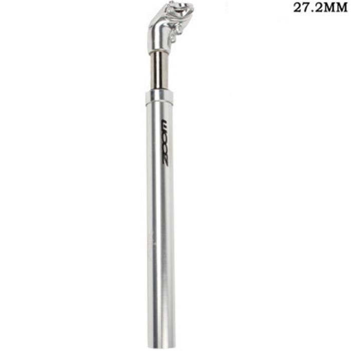 Tige De Selle Suspendue 27,2x350 Mm – 55mm De Débattement, Alu, Réglable En Dureté